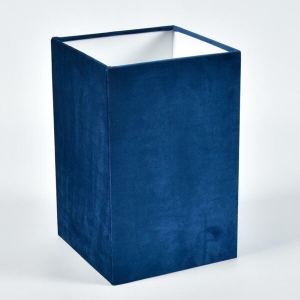 Abażur A18H28 kwadrat plusz niebieski