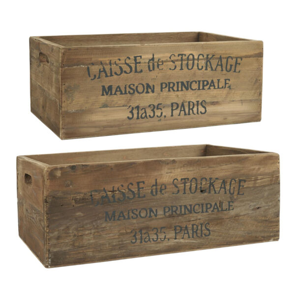 Ib Laursen - Skrzynie - zestaw 2 drewnianych skrzynek