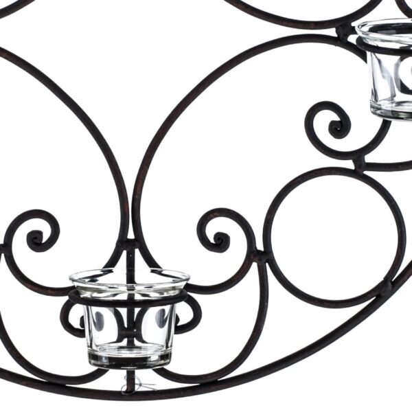 Świecznik wiszący FIELD czarny - L_Aluro