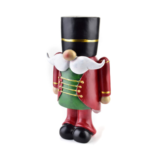 Mikołaj czerwono-zielony 14x9,5x26,5cm