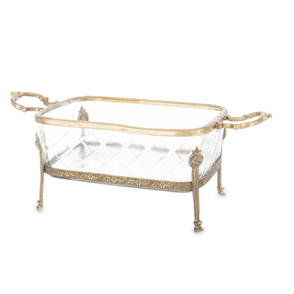 Misa pojemnik szkło złoto 171091