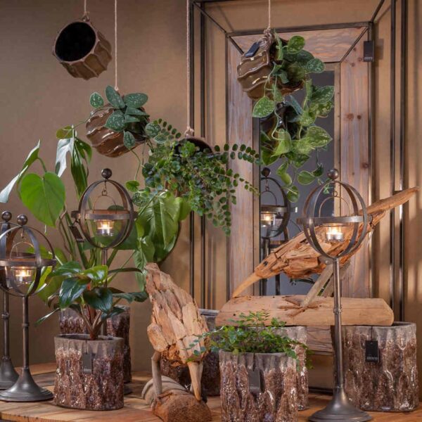 Świecznik- lampion BAXTER_Aluro L