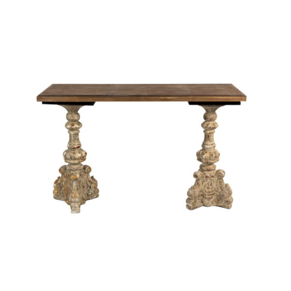 Drewniany stół  konsola Country Style Clayre & Eef