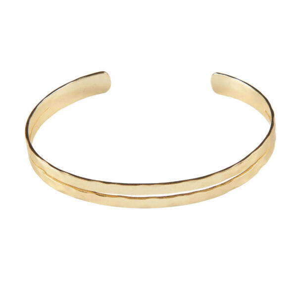 Bransoletka mosiężna pozłacana Kamille  4968-17