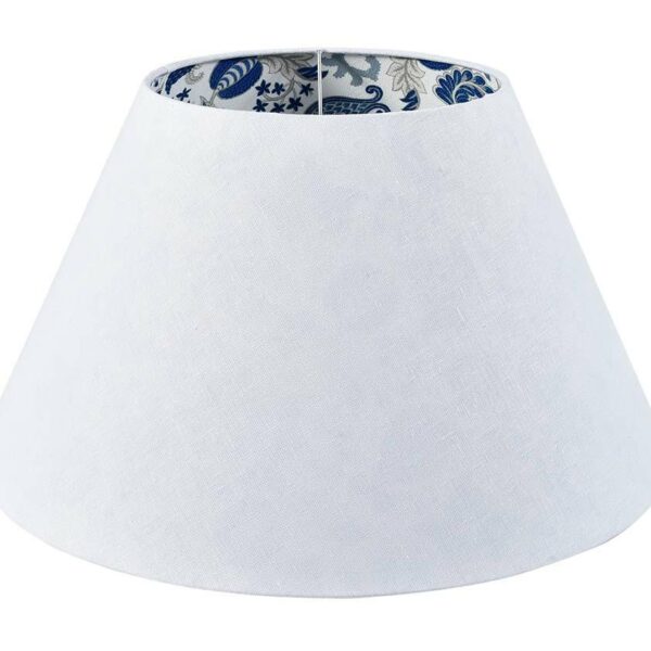 Abażur AM 50/25H27 stożek len biały