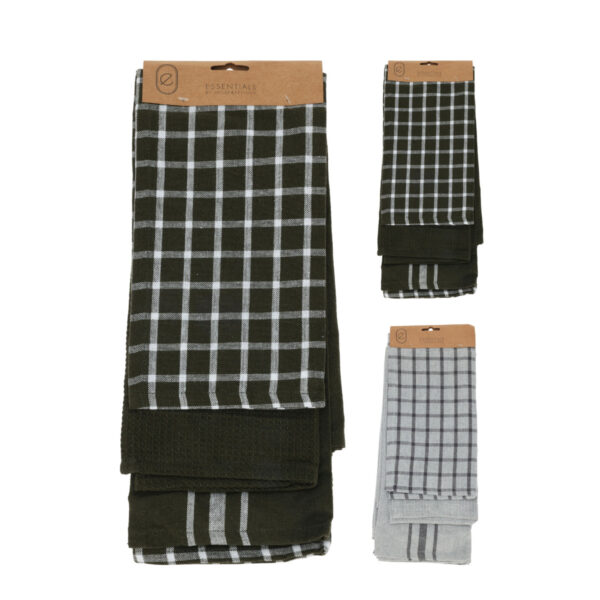 KOMPLET 3szt ŚCIERKI KUCHENNE