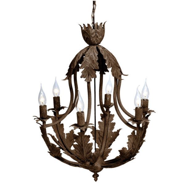 żyrabdol Rustic Lampa sufitowa liście