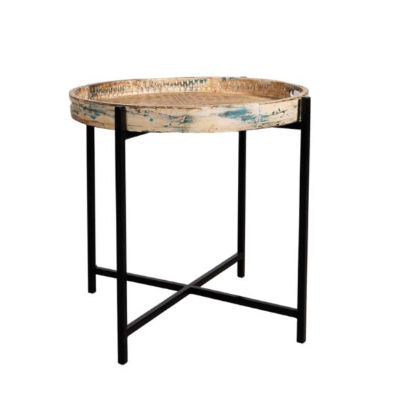 Vintage Stolik z tacą A