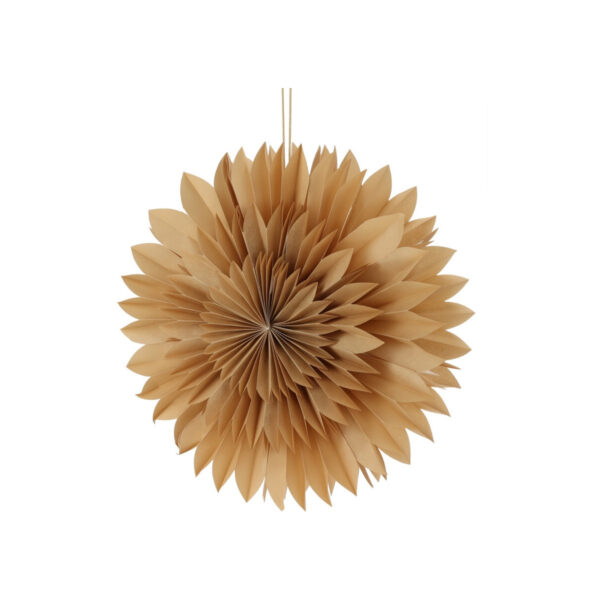 GWIAZDA PAPIEROWA OZDOBNA 50CM beż