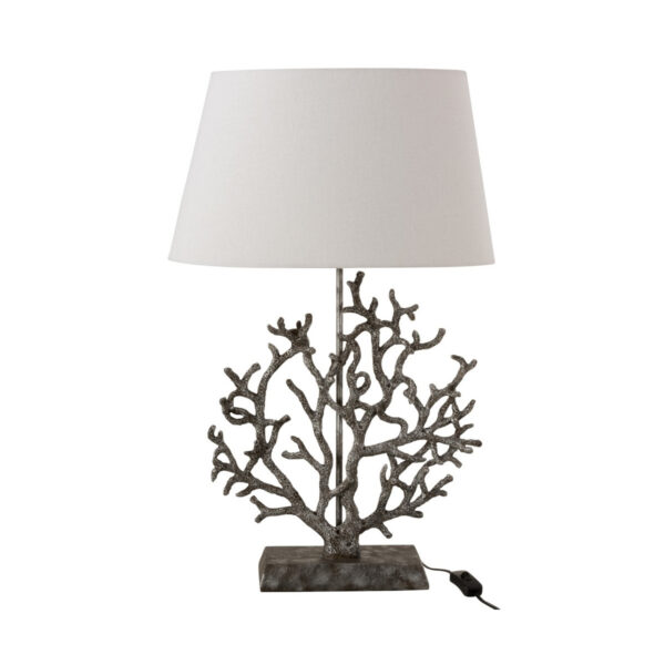 Lampa Koral Resin szaro-srebna J-line